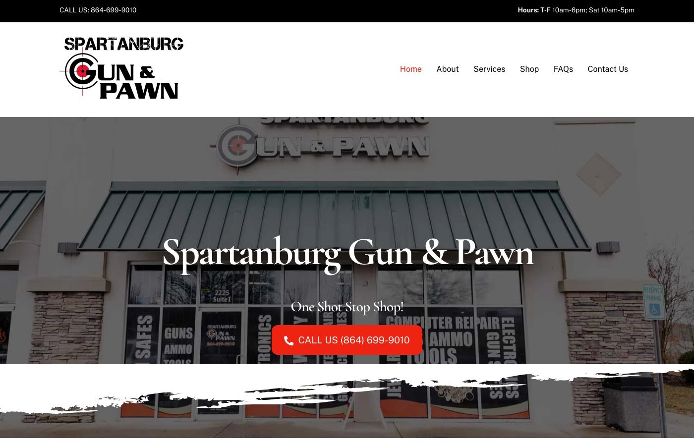 Spartanburg Gun & Pawn website